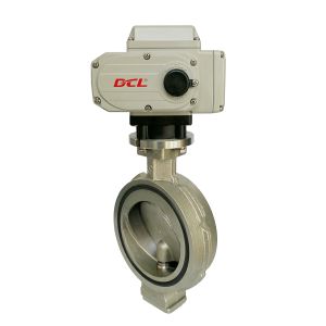 IP67 Freezing Offset Eccentric Electric Butterfly Valve