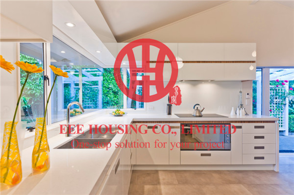 China Customized Modern Lacquer Kitchen Cabinet with Excellent Design and Quality MOQ is 1 set & Shipping by Sea factory