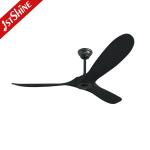 Black Wooden Blades Ceiling Fan for Standard Wind and OEM Size in Commercial
