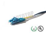 2 Core Single Mode Fiber Optic Cable 2mm With Plastic Housing , ISO Standard