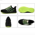 Unisex Flying Knit Kevlar Steel Toe Industrial Safety Shoes For Ladies Anti