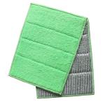 Kitchen Scouring Sponge Microfiber Cleaning Pad Cloth Green For Dish Washing