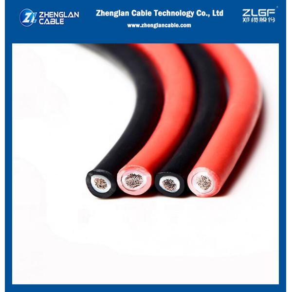 PV DC Solar Cable Black For Solar Panels Connection 1.5KV DC H1Z2Z2-K TUV Certificated