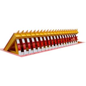 China Roadway Safety Hydraulic K12 Wedge Barrier Wedge Barrier System factory