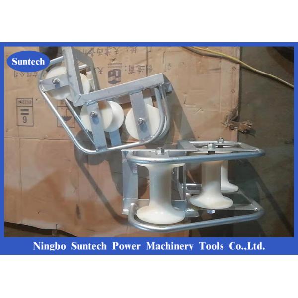 Pithead Telecom Cable Guide Roller 3 Block For Manhole Nylon Material