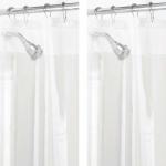 Stylish Water Repellent Shower Liner Mould Free PEVA Made For Bathroom