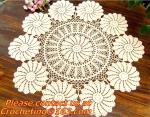 Handmade cotton lace crochet table cloth table runner American Rural nostalgia