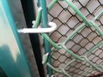 PVC coated sports field chain wire fence ,chain mesh fence