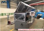 High Speed Metal Roof Ridge Cap Roll Forming Machine With Embossing/ Stiffener