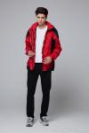 Custom Mens Down Winter Coats , Thick Waterproof 3 In 1 Outdoor Jackets