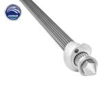 40CrNiMoA Materials Extruder Shaft , Twin Screw Extruder Parts With Cooling