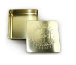 Fancy Square Metal Tin Box For Food And Gift Packaging Tin Box With Customized
