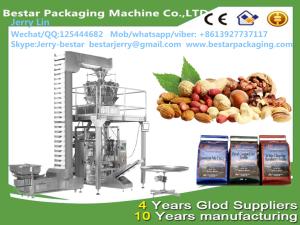 China Automatic coffee peanut bean granule salt sugar packing machine production line Bestar packaging factory