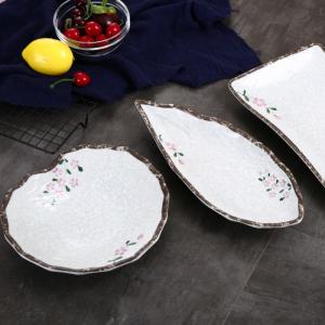 China Rectangular Melamine Dinner Plates Withstand Temperature -20C 120C for BBQ Occasion factory