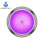 Recessed LED Pool Light 12V Resin Filled RGB Color Changing for Fiberglass Pool
