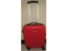 China Plastic Handle ABS PC Hard Shell Suitcase Luggage Bag Set With Oxford Cloth Lining factory