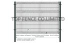 3D wire mesh fence panels