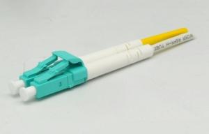 China Pre-termianted Optical Fiber LC Duplex 2.0mm connectors with Ceramic Sleeve factory