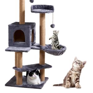 China Cats Original Design Faux Fur Rope Big Cat Tree Scratch Post As Phot factory