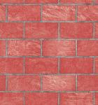3D Brick Printing Natural Style Modern Removable Wallpaper , 0.53*10M PVC