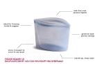 Microwave Dishwasher Safe, Leak-free, Bundle Pack Bowls, Reusable Silicone Clear