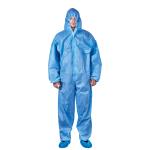CX-3 Disposable Coveralls Elastic Cuff Zipper Snap Design for Hooded Body