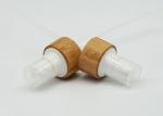 Screw 20mm Plastic Fine Mist Sprayer With Bamboo Collar For Bottles