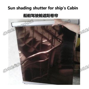 FT001- blue model marine shade shutters - cockpit light shade shutters