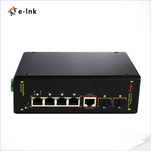 China Unmanaged Industrial 4-port 10/100/1000T UPoE (60W high Power) + 2-port 1000X SFP Ethernet Switch factory