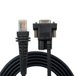 Straight DB9 Female Cable , Rs232 Data Cable 9.8 Feet For Honeywell