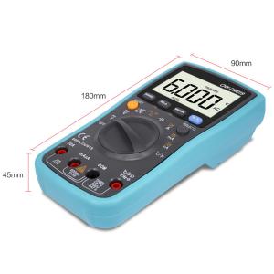 China High Accuracy LCD Digital Multimeter 10MΩ 0.1% 99% Duty Cycle factory