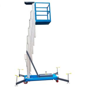 China Lightweight Easy Use Vertical Mast Lift Aluminium Alloy Electric factory