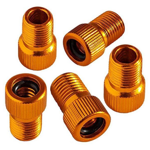 Aluminum Alloy CNC Turning Parts Valve Adapter Bicycle Road Racing Bike Inner Tube