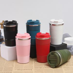 China Stainless Steel 12oz Vacuum Insulated Coffee Travel Mug Spill Proof Double Walled Tumbler Cups For Keep Hot / Ice Coffee Tea Beer factory