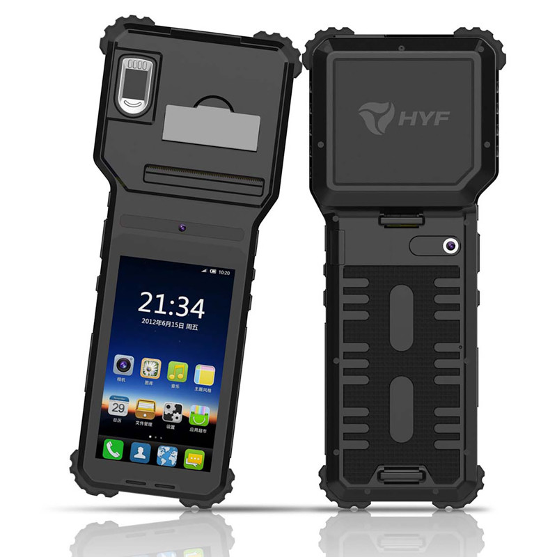 4G WIFI Handheld Biometric Device Free SDK Android Barcode Scanner For Payment