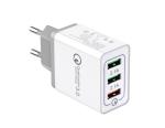US EU AU Plug Quick Charge 3.0 Charger / QC Three USB Wall Charger