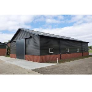 China 50mm 75mm Sandwich Panel Pole Barn Warehouse Prefab Steel Structure Shed Workshop factory