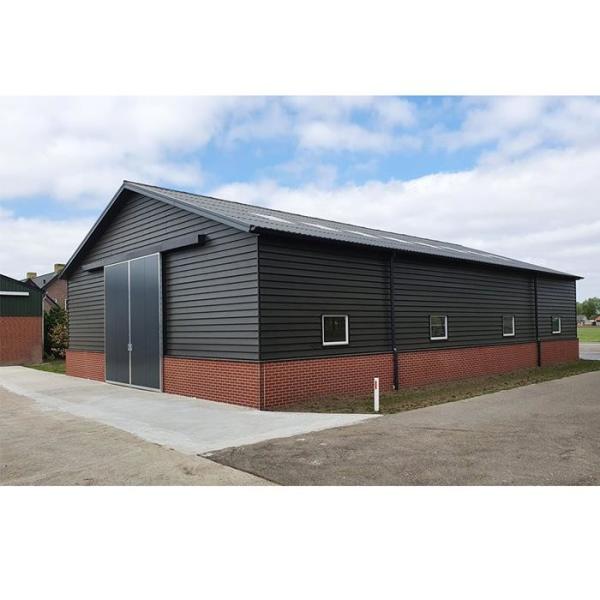 50mm 75mm Sandwich Panel Pole Barn Warehouse Prefab Steel Structure Shed