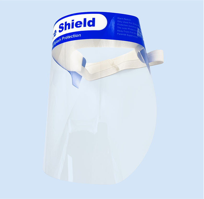Hospital Medical Polycarbonate Face Shield , Anti Fog Face Shield Isolation Functions