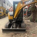 SANY Mini used excavator SY35 3.5ton original paint low price