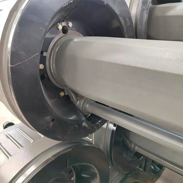 China Factory Trailer Axle Axel 20T with Trailer Rims Wheels trailer parts suppliers