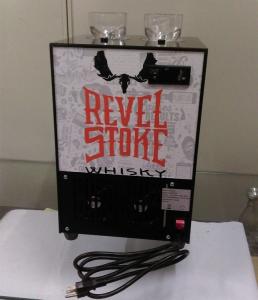 China Fast Cooled Patron Shot Chiller Machine , 1800ml Chilled Alcohol Dispenser factory