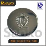 New fashion high polished metal button for EU & US market