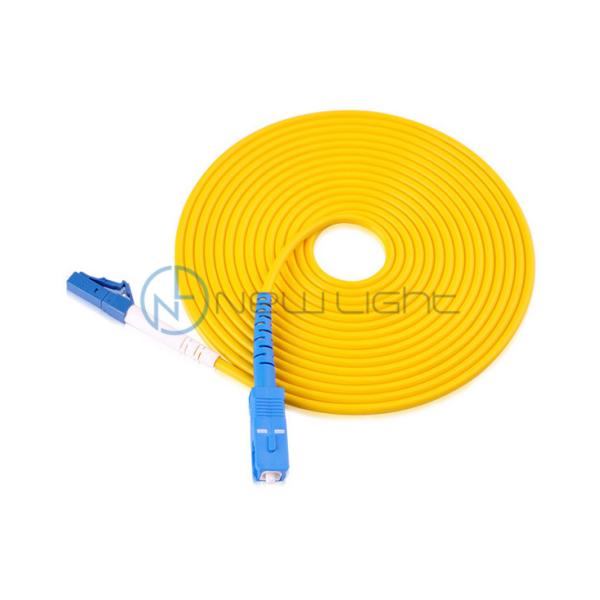 China Sc Lc Blue Connector Internet 5G Optical Fiber Patch Cord factory