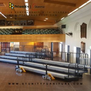 STUNITY PP Seat Material Retractable Stadium Seating