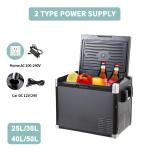 Cooling Mode Refrigerator 12V Portable 50L Solar Fridge for Camping Truck RV