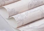 Removable PVC Country Bedroom Wallpaper / Household Pink Floral Wallpaper