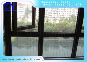 China Slim Stainless Steel Wires Sliding Safety Grill For Preventing Children Climbing Out factory