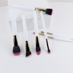 Thoughtful Design Beauty Brushes Set Gradient Hair Durable Wooden Handle