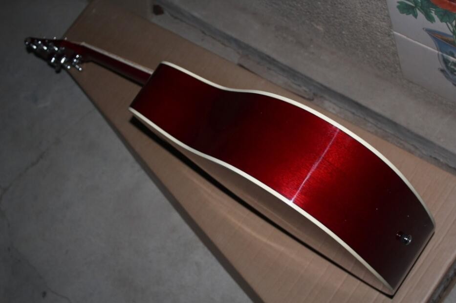 2018 New Cherry Red Chibson Dovo acoustic guitar Cherry burst GB dove electric acoustic guitar Red Dovo acoustic